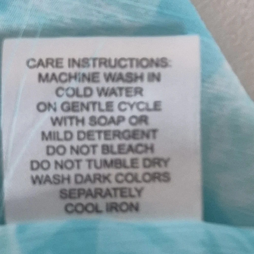 Just (Bee) Aqua Blue Seashell Beach Swim Coverup Sheer - Adjustable / One Size - Picture 12 of 12